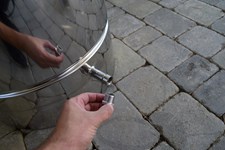 Fundidor de cera a vapor redondo con tapón + cuenco de cera 2,3 l
